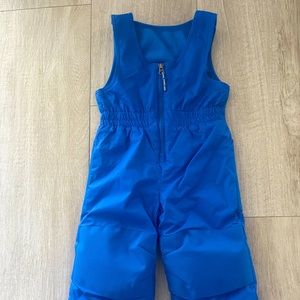 Columbia Snow Bib 2T, color blue NWOT.